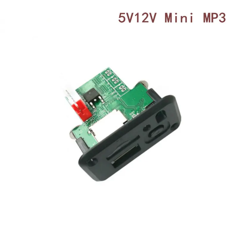 5 в 12 В мини MP3 декодер плата TF USB чтение карты усилитель мощности предварительно