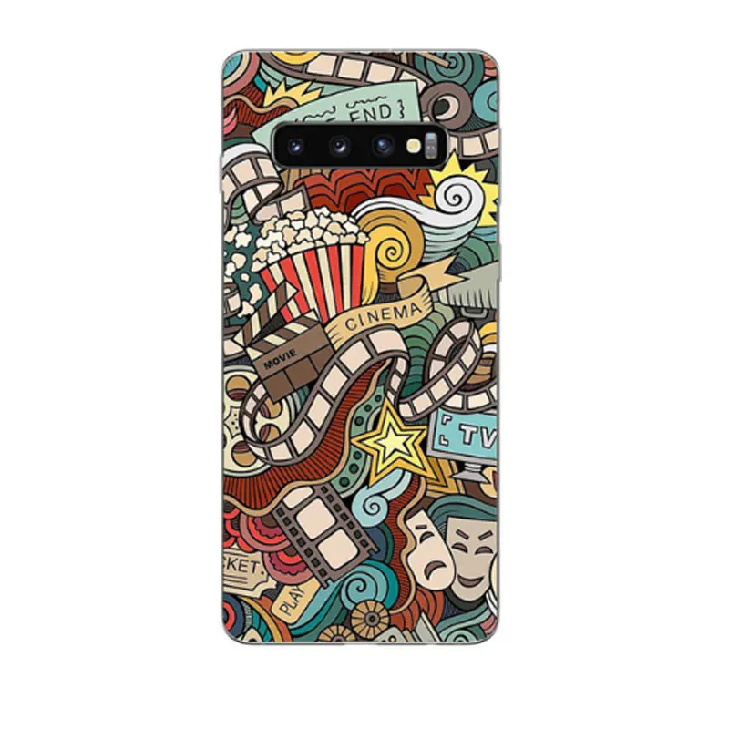 Чехол для samsung S10 Plus чехол для телефона S10E, силиконовая Мягкая задняя крышка из ТПУ для samsung Galaxy S10 S10Plus чехол корпус S10