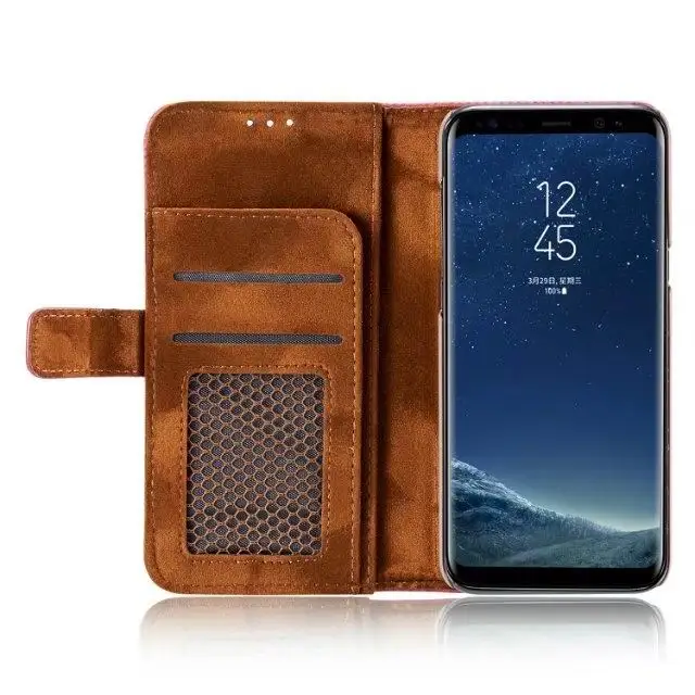 Уникальный Чехол бумажник для Samsung Galaxy S7 edge G9350 G9300 Тонкий флип кейс Note 8 S8 Plus G9550