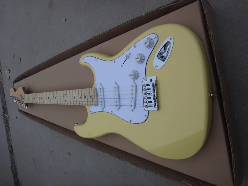 

Hot selling quality electric guitar fan fingerboard big head basswood body,