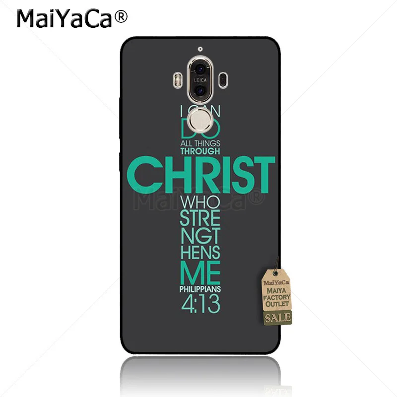 MaiYaCa тексты Библии Филиппины Иисус Христос христианский чехол для телефона Huawei