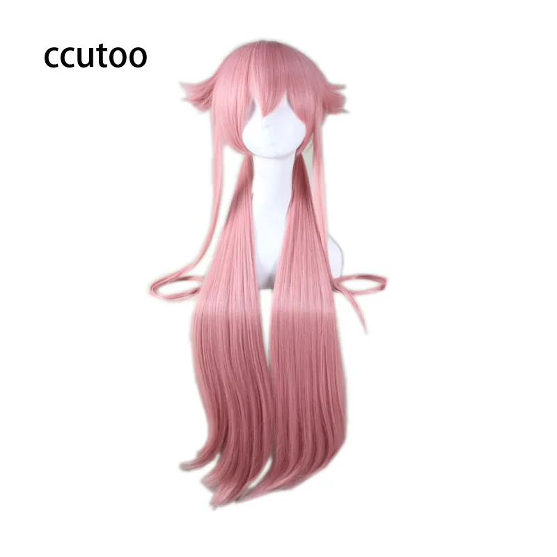 Ccutoo Future дневник Mirai Nikki Gasai Yuno 80 см женские розовые длинные прямые синтетические
