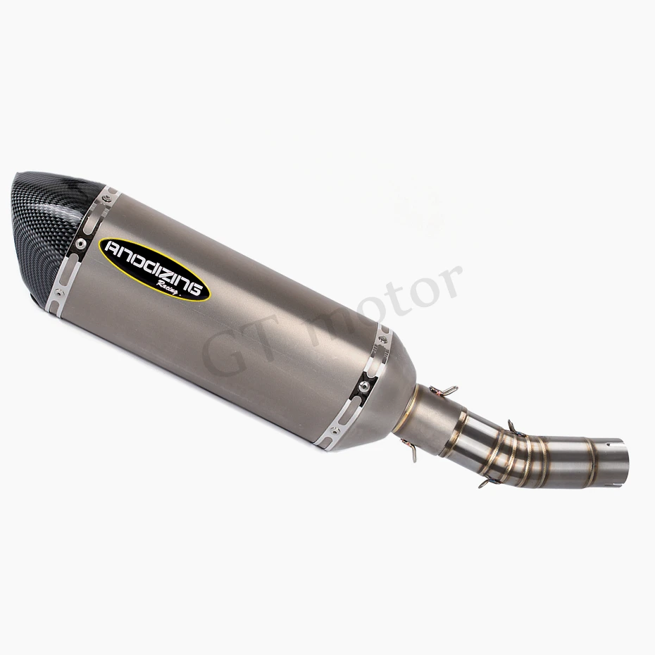 GT Motor Slip on для SUZUKI GSX250R GSXR250 Соединительная труба из нержавеющей стали глушитель