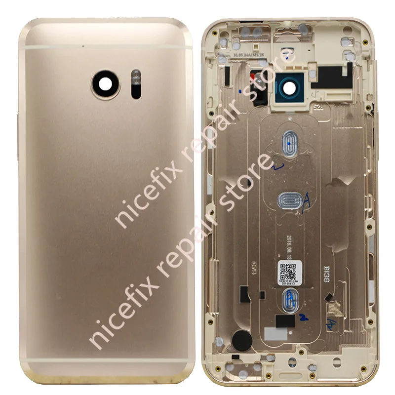 Качественный Золотой/серебристый/черный/красный для HTC M10 10 задняя крышка корпус