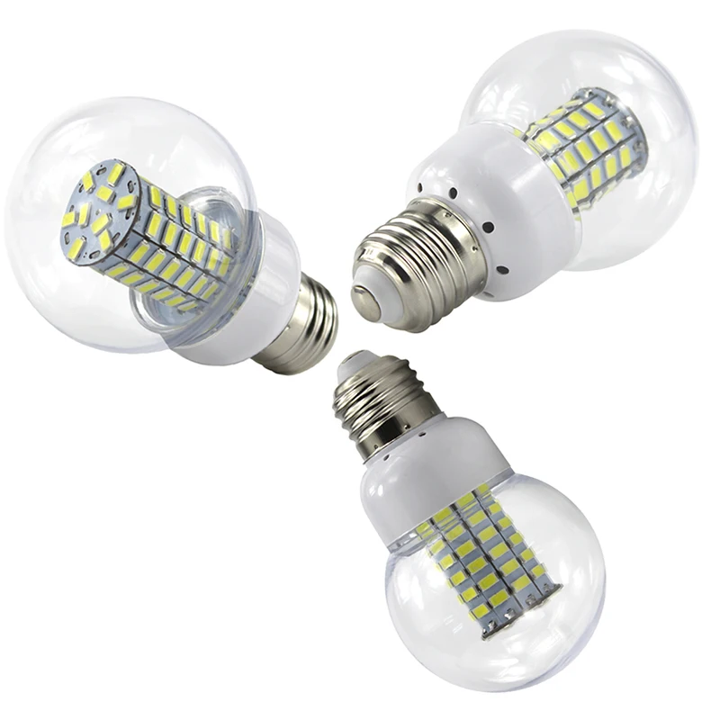 Joneaz 5x ampoule super bright E14 B22 E27 Globe bulb light 9W 12v 24v 36v 110v 220v corn bulbs 5730 chip energy saving lamp | Лампы и