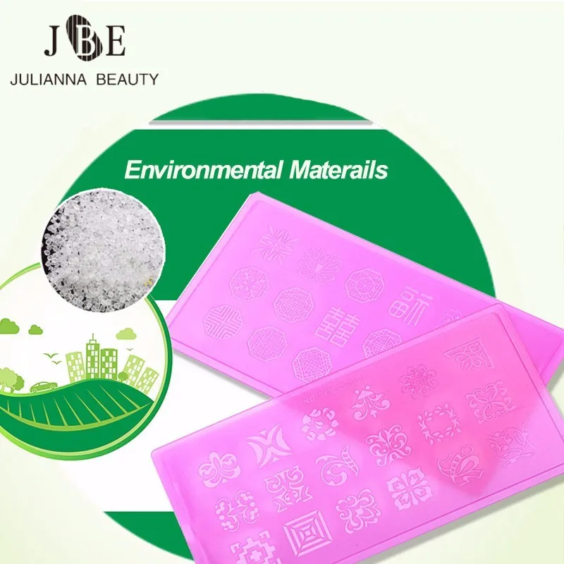 1 шт. пластина для стемпинга нейл арта акриловый шаблон легкая портативная