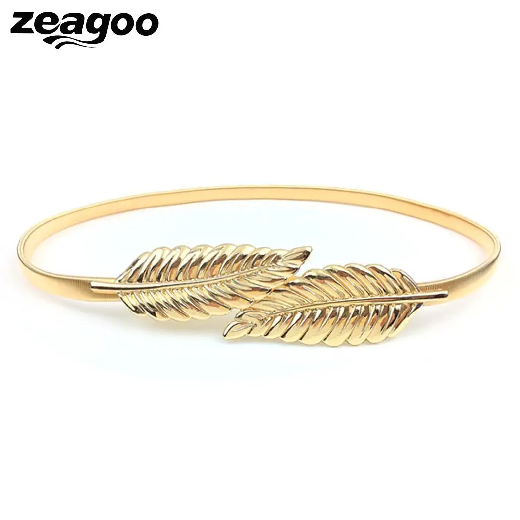 Zeagoo серебро/сусальное золото Форма элегантный Дизайн эластичные Ремни Для