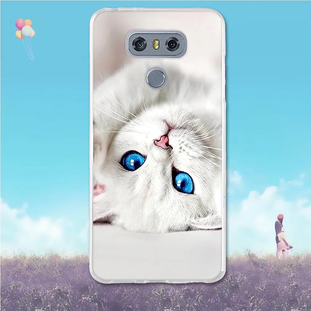 Case For LG G6 Cover Painting Soft TPU Back Shell LGG6 Coque Fashion 3D Style Ultra Thin G 6 5.7 inch Phone Cases | Мобильные
