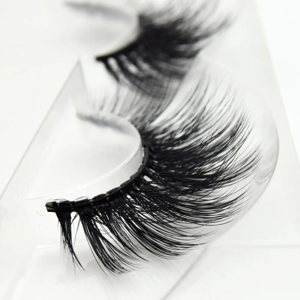 Объемные шелковые ресницы мягкие Индивидуальные для наращивания накладные