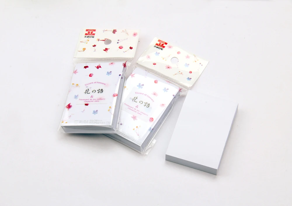 Студент милый каваи цветок Бумага блокноты прекрасные ноты пустой Блокнот для