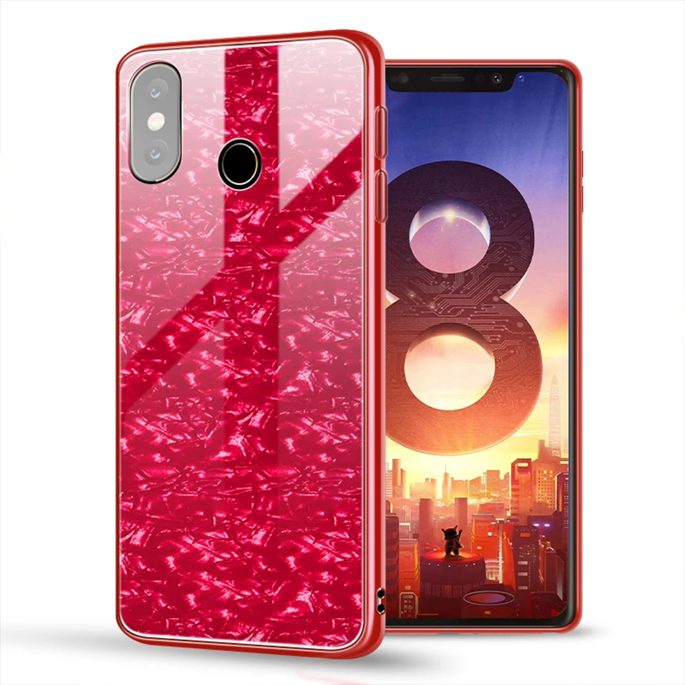 Luxury Tempered Glass Cover For Xiaomi Redmi Note 5 Case Hard Shell Coque Xiomi Pro |