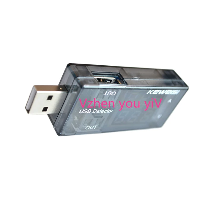 Измерительный прибор для измерения тока и напряжения с двумя USB-портами одна