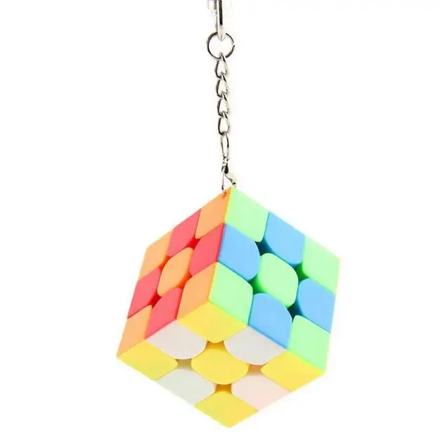 Cuberspeed Новый мини-брелок MoYu Cubing classity 3x3x3 матовый кубик без клея 3 0 см | Игрушки и
