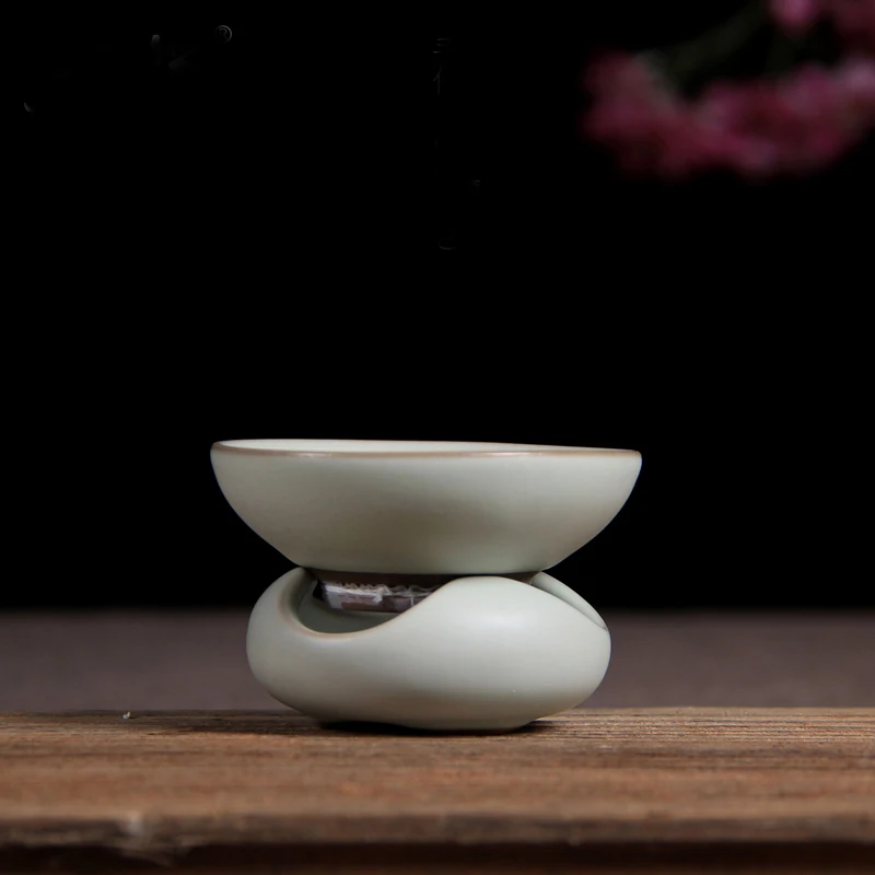 Ru Фильтры Чайные фильтр Чайный блюдце кунг фу японский интервальный фарфор