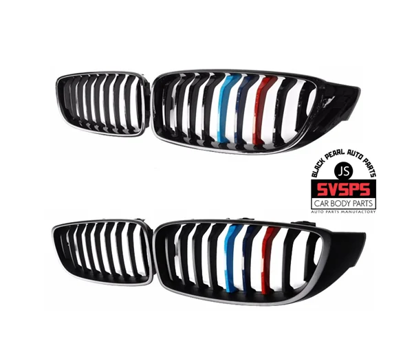 

High Quality ABS Front Middle Grille Single Slat Style Two Color Options For BMW 4-series F32 F33 2013-2018