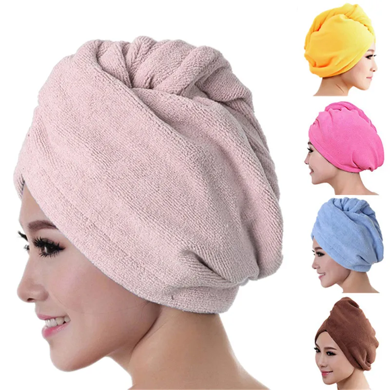 Новинка супер впитывающая шапочка для душа женщин быстросохнущее полотенце из