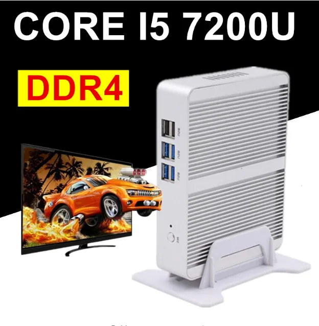 EGLOBAL NUC Intel Core i5 7200U i3 7100U DDR4 Max 16 Гб мини ПК Linux Windows 10 620/520 HD Graphics 4K HTPC HDMI VGA