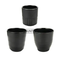 japanese style restaurant plastic melamine cup black tableware hotel tea cup water coffee cup tableware