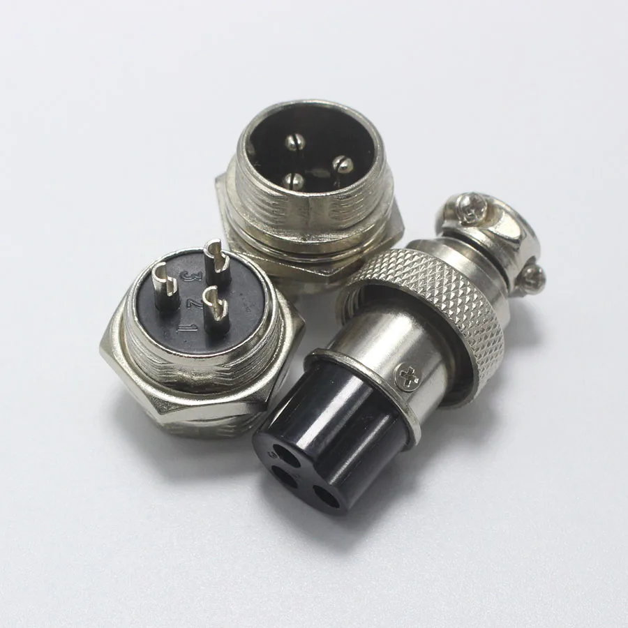 EClyxun 10 комплектов GX16 XLR 16 мм 2 3 4 5 6 7 8 9 контактный разъем для крепления на шасси