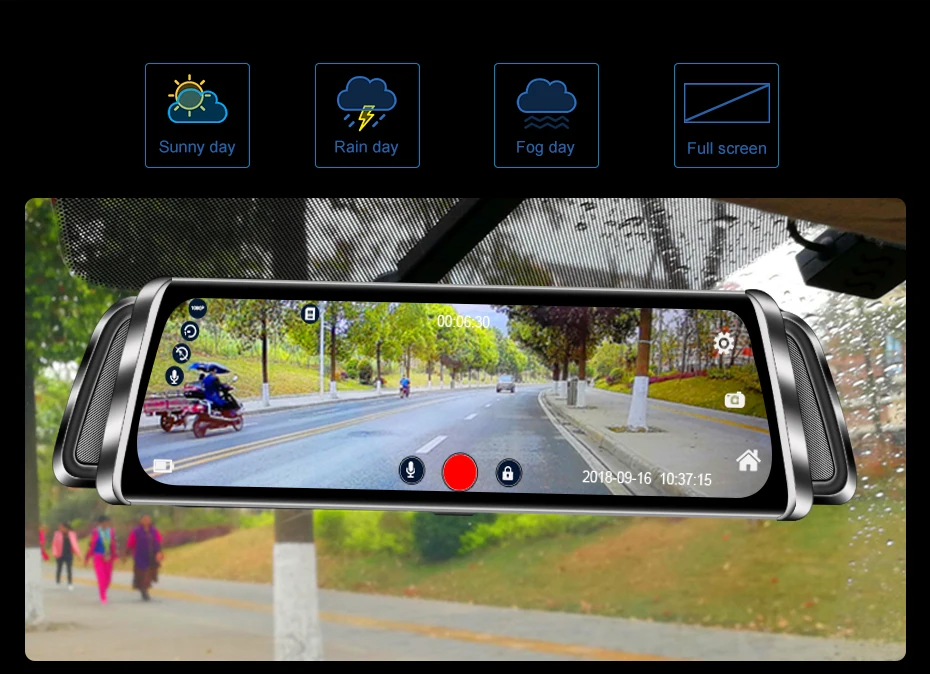 4G Android ADAS Автомобильный видеорегистратор Камера поток медиа зеркало заднего вида 10 дюймов WiFi gps автомобильная камера цифровой видеорегистратор Регистратор