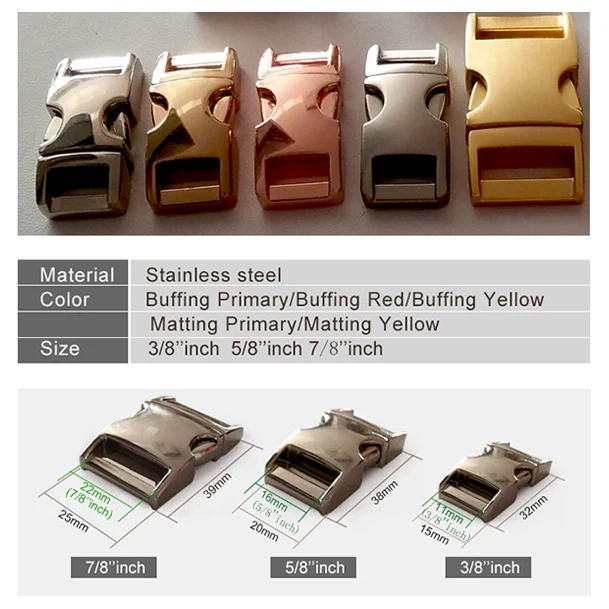 5 шт./лот металлический изогнутый Свадебный слот быстросъемные пряжки с боковой