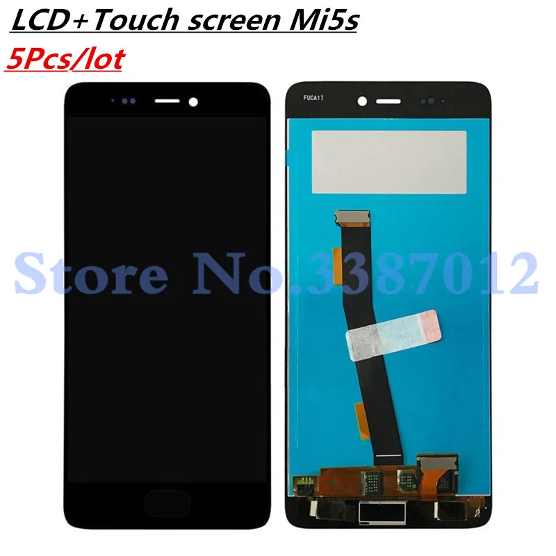5 шт./лот 100% новый для Xiaomi Mi5s Mi 5s ЖК дисплей сенсорный экран сборка Запчасти|Экраны