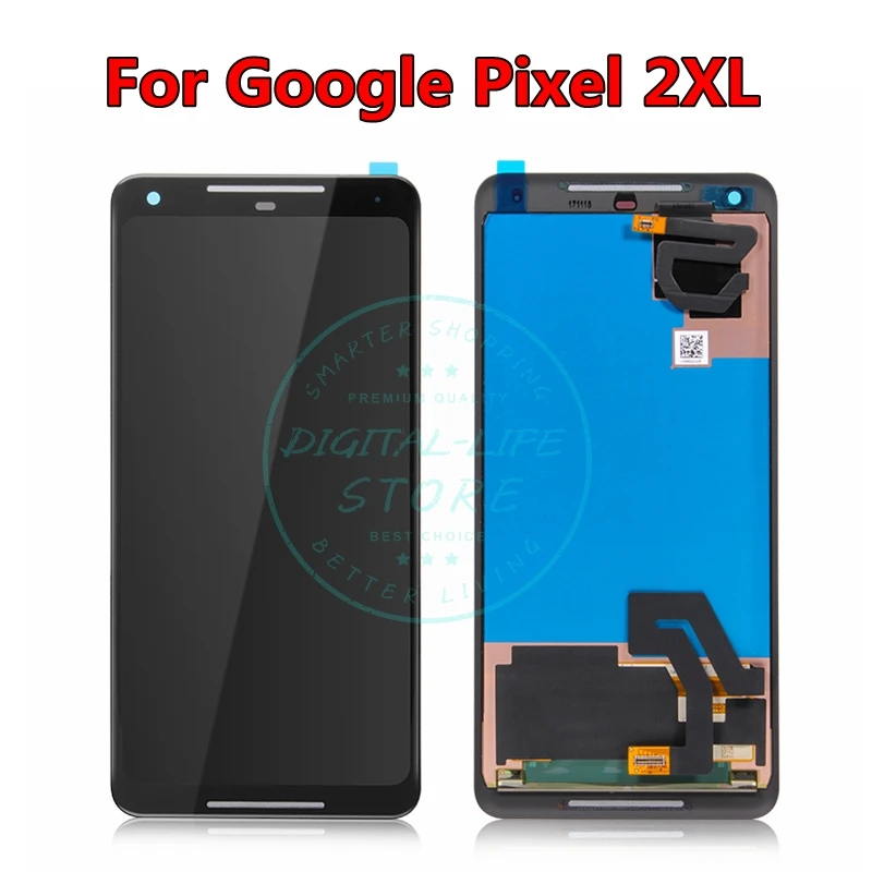 ЖК дисплей для Google Pixel 2 XL сенсорный экран Pixel2 2XL XL2 дигитайзер дисплея в сборе