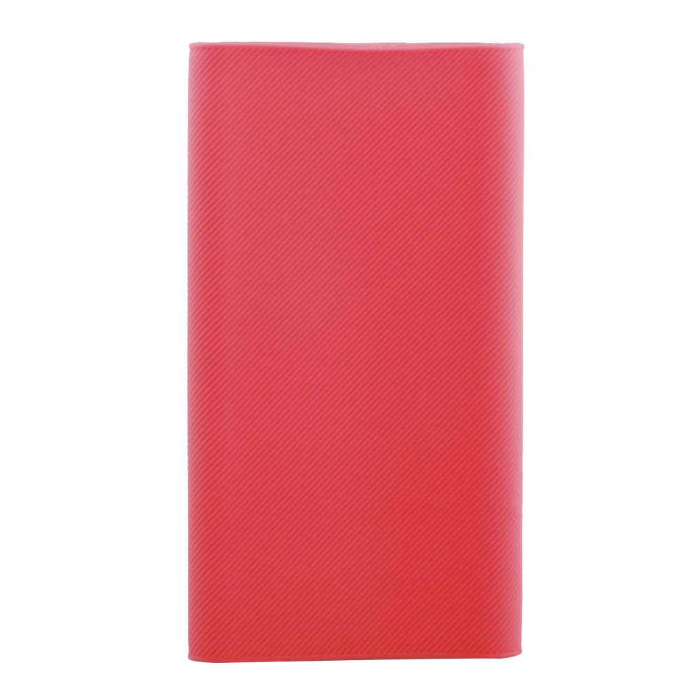 Red 13,5 см силиконовый защитный чехол для Xiaomi Mi PLM02ZM power Bank 10000 мАч старая версия Внешняя батарея, крышка - Цвет: Red