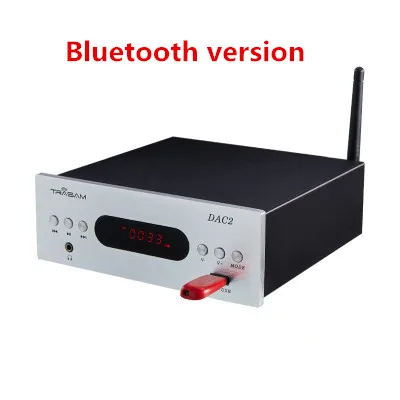 KYYSLB DAC2 высокоэффективный HiFi цифровой кабель для подключения аудиоусилителя-плеера/декодера вход коаксиальный/Оптика/Bluetooth/USB APE/FLAC Loseless USB Play