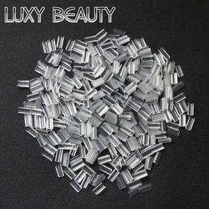 Прочный итальянский Кератиновый клей для ногтей 100 шт.лот, прозрачный цветной клей Tot Fusion, предварительно скрепленный клей для наращивания волосКератиновый клей для волос