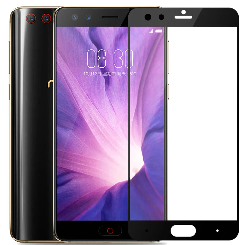 100 шт./лот 3D закаленное стекло для ZTE Nubia Z17 Mini S Полное покрытие экрана