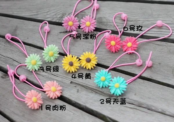 New Children's Baby Daisy Headdress Sun Flower Hair Ring Bands Tiara Princess Ropes For Children Acessorio De Cabelo T | Детская