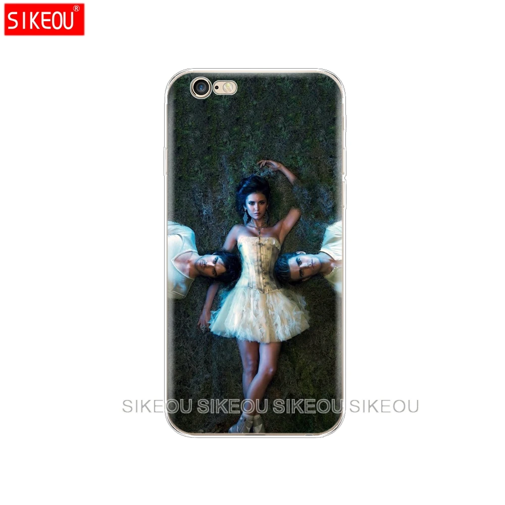 Silicon Cover Phone Case For Iphone 6 X 8 7 6s 5 5s SE 2020 Plus 10 XR XS 11 Pro Max the Vampire Diaries | Мобильные телефоны и