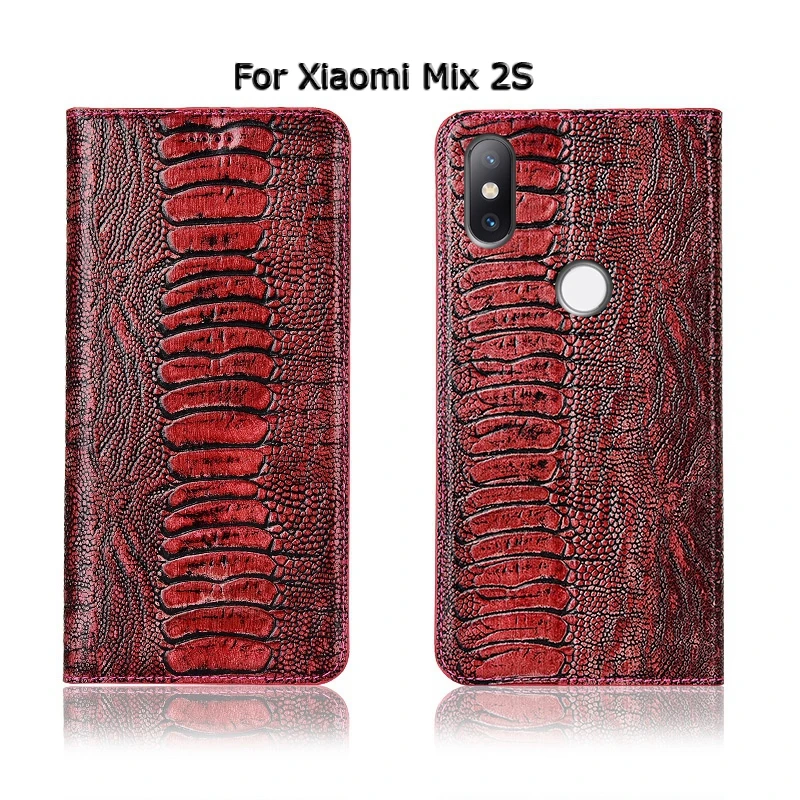 Страус ног зерна чехол для телефона для Xiaomi mi Mix 2 2 s 3 mi x2 mi x2s mi x3 Обложка Flip Стенд карты карман футляр из натуральной кожи