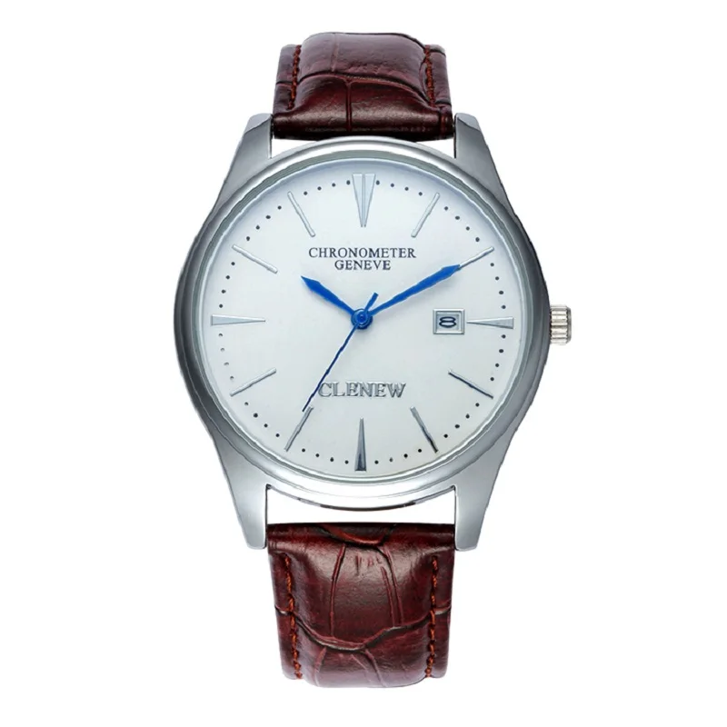 

Business Men's Watch Quartz PU Leather Calendar Wrist watches for Men Timer Clock relogio masculino Timepiece Boyfriend gift