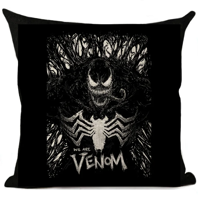Чехол на подушку Venom Льняные декоративные подушки для дивана 45*45 см|Наволочки| |