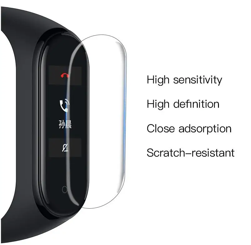 Защита экрана для Xiaomi Mi Band 4 5 HD ультратонкая мягкая защита от царапин Miband защитная