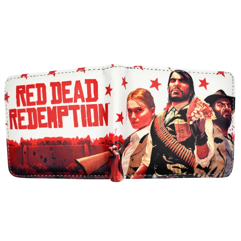 Мужской кошелек Hot Game Red Dead выкуп 2 короткий для мужчин и студентов с замком