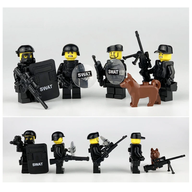 Военные Солдатики &quotSpecial Forces&quot кирпичики фигурки пистолеты Книги об оружии Legoings