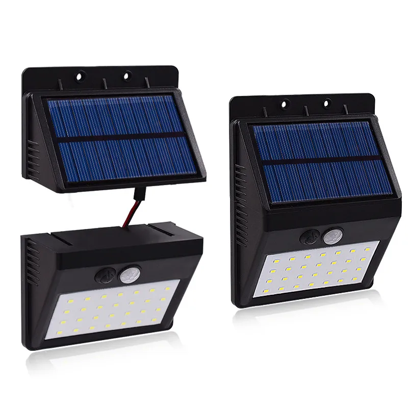 28 LED Separable Solar Panel power light PIR Motion Sensorr Garden Lamps 3 Modes To Install Wall Lamp 1PCS | Лампы и освещение