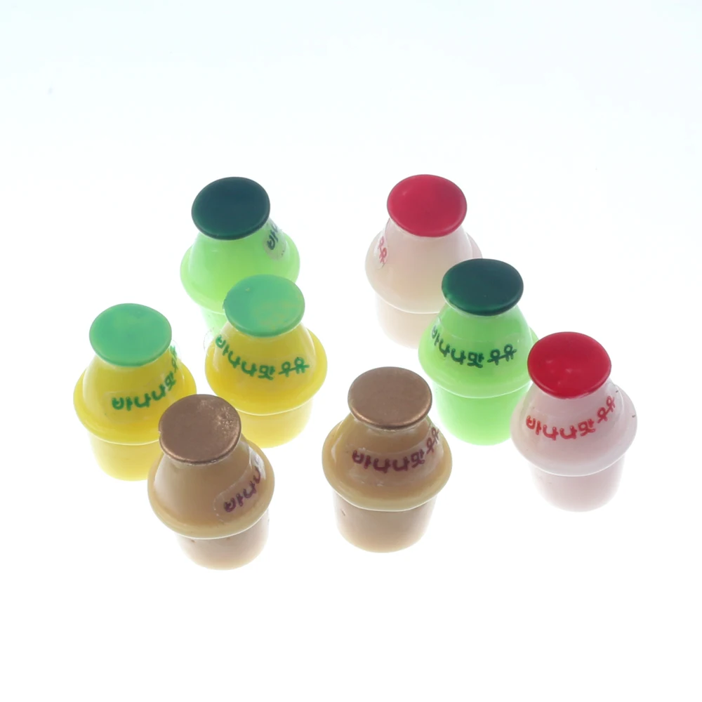 20pcs 20x13mm Mixed Resin Drink Bottle Decoration Crafts Flatback Cabochon Embellishments For Scrapbooking Beads Diy Accessories | Дом и сад