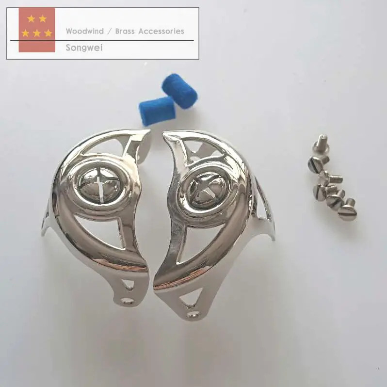 Alto Eb sax ключ гвардии никелированный части винт|Детали и аксессуары| |