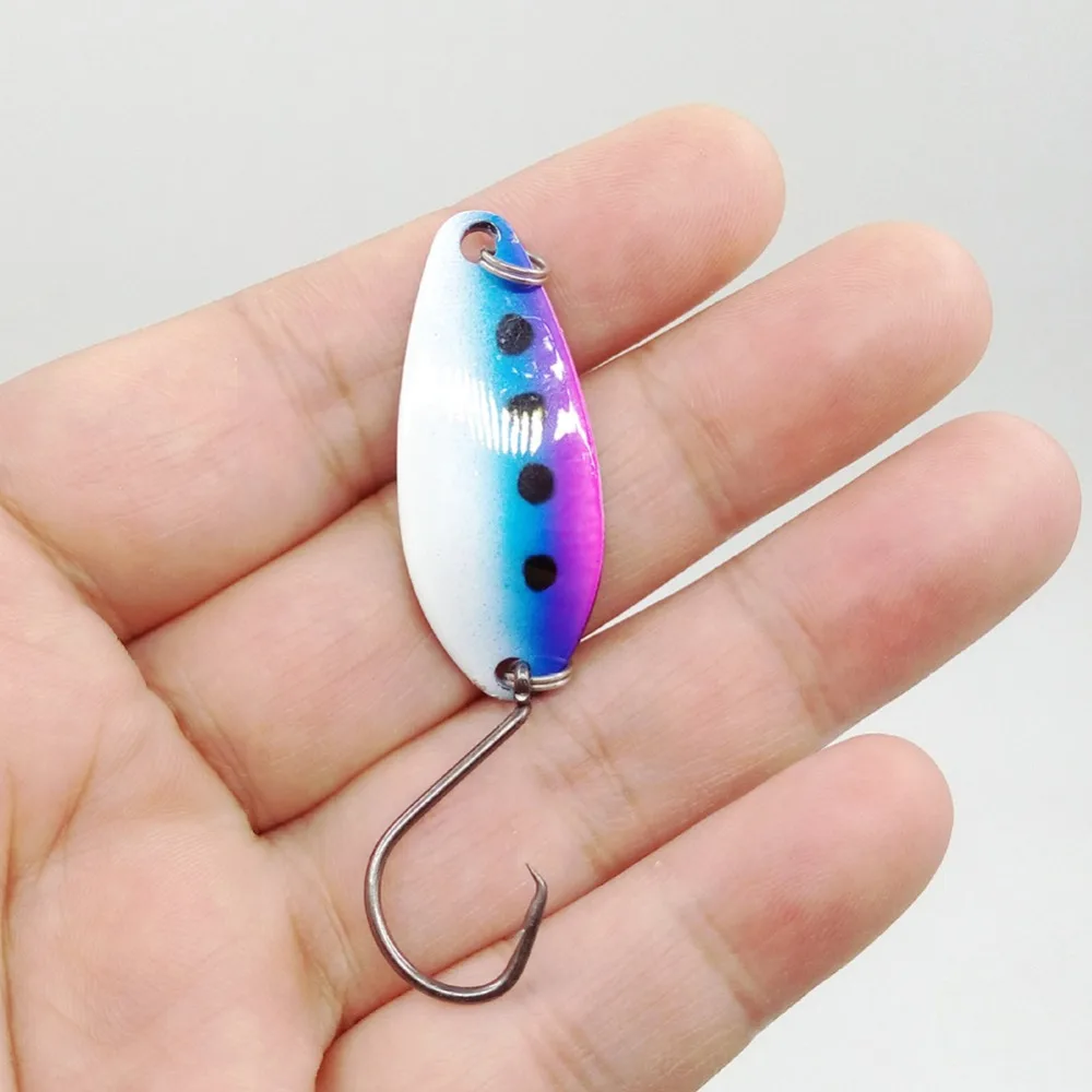 10-pieces Fishing Spoon Lure Hard Bait 4cm/6g Tear Drop Casting Trolling Lures Wobbler Freshwater Pike Bass pesca | Спорт и