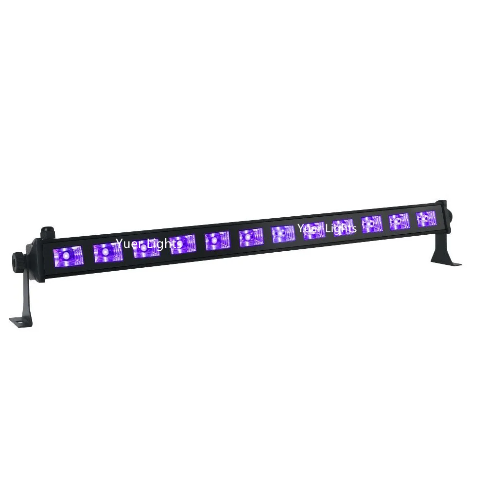Светильник с ультрафиолетовыми лампами UV Stage Lights 12X3W Violet Led Bar Laser Projection Lighting Party Club Disco Light For Christmas Holiday Effect on.