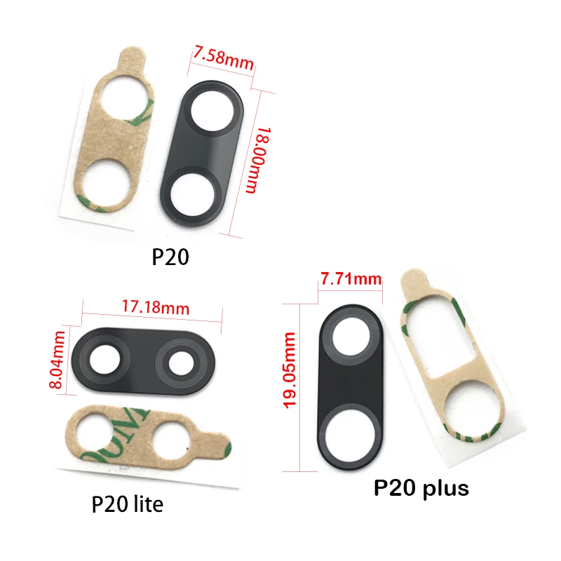 Задняя крышка батарейного отсека Крышка для объектива камеры HUAWEI P40 Lite P20 E /5G ANE LX1