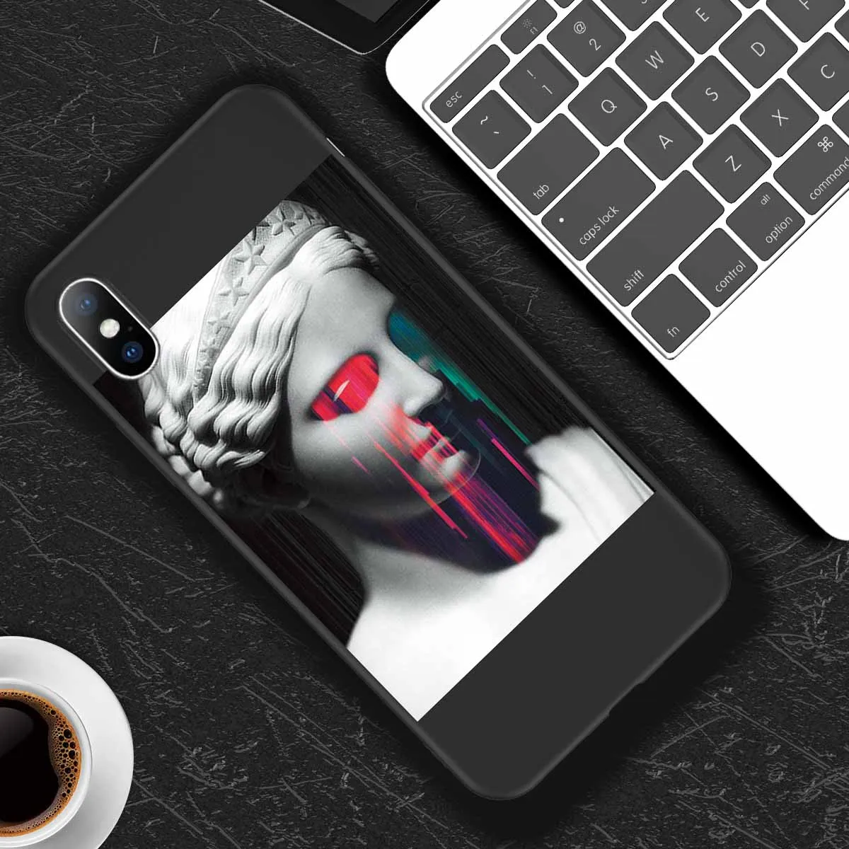 T11 Lovebay для iPhone 11 Pro Max 6 6s 7 8 Plus X XR XS Max 5 5S SE чехол для телефона с абстрактным рисунком статуя Мягкий ТПУ чехол для телефона iPhone X - Цвет: T11