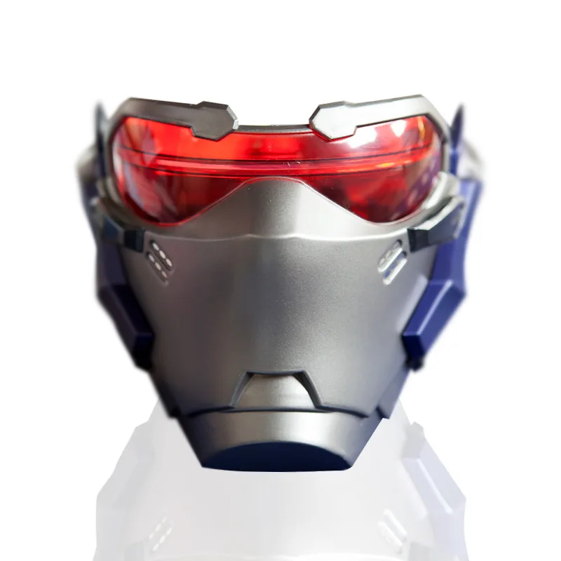 Маска для косплея Soldier 76 ABS светодиодная светящаяся маска опора Хэллоуина игровой
