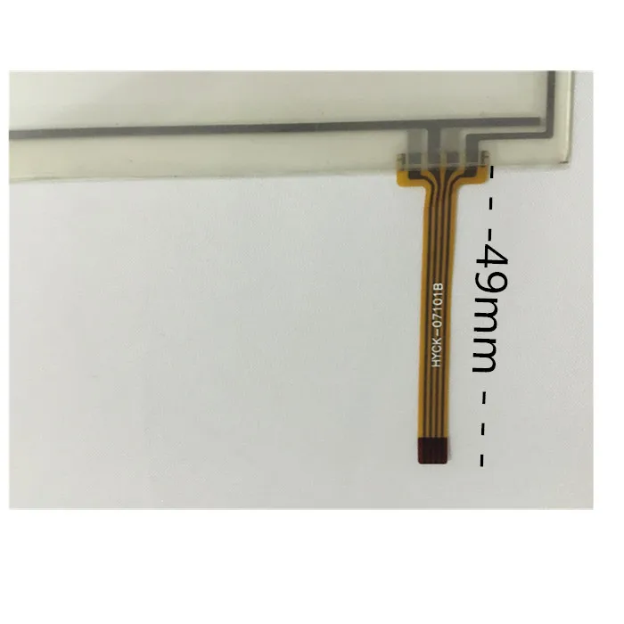 7 дюймов 4-проводной резистивный экран сенсорный универсальный автомобиль DVD/GPS