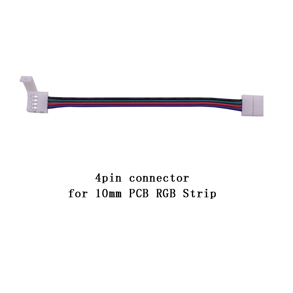 4pin 10mm 2pin 3pin 4pin 5pin 6pin светодиодные провода разъем электронный разъем провода кабель для светодиодные ленты светильник ленты белый cct RGB RGBCCT - Цвет: 4pin 10mm
