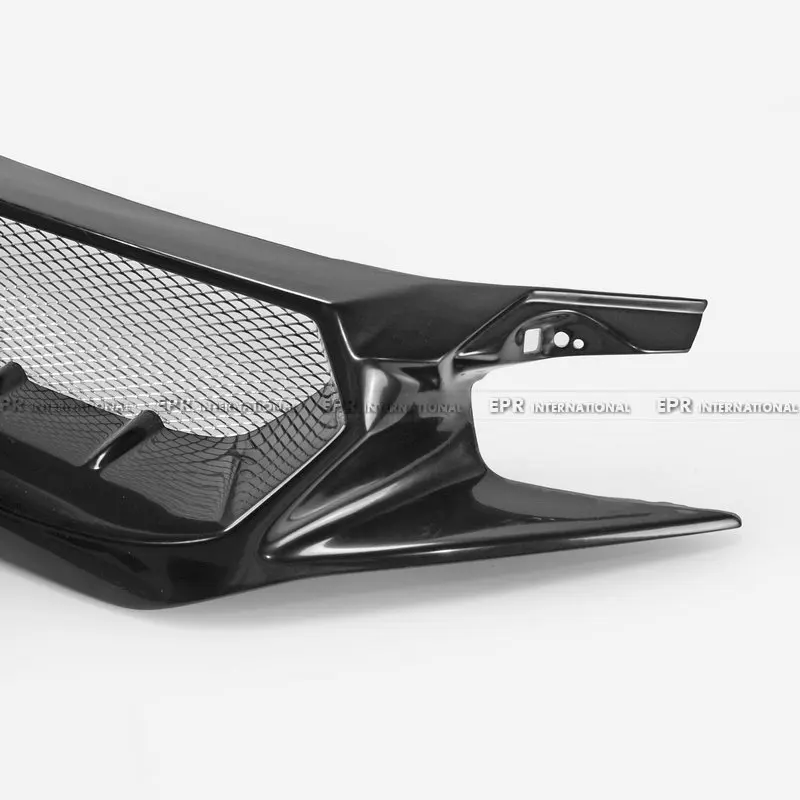 FRP отделка переднего бампера для Honda FK8 CIVIC+ Tyep R JS стиль стекло волокно передняя решетка тела комплект тюнинг для Civic FK8 Racing